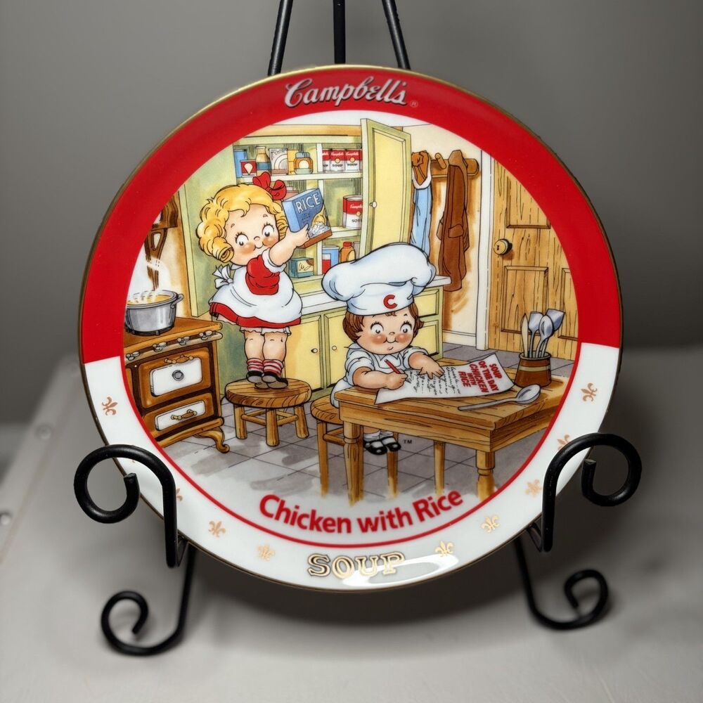 1994 Danbury Mint Campbell’s “Chicken with Rice” Collector Plate (No. E2248)